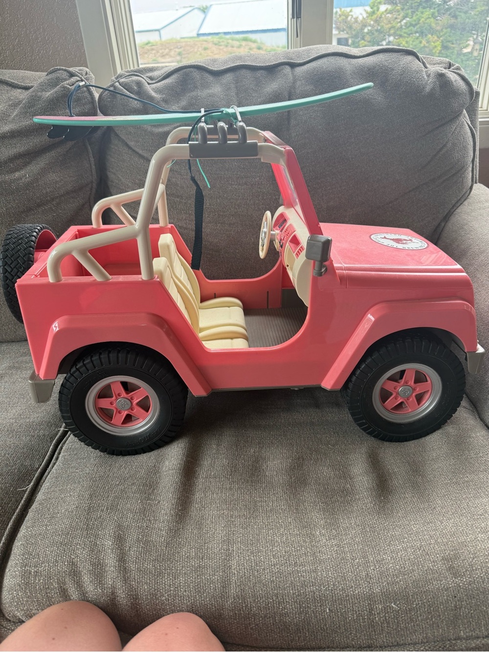 Our Generation Pink Jeep Toy